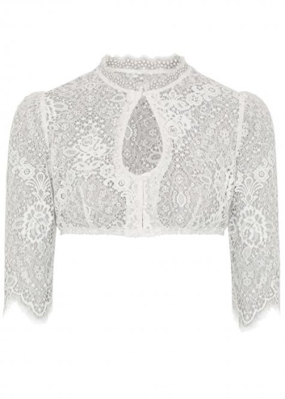 Plätzchen-Dirndlbluse 3/4 Arm 